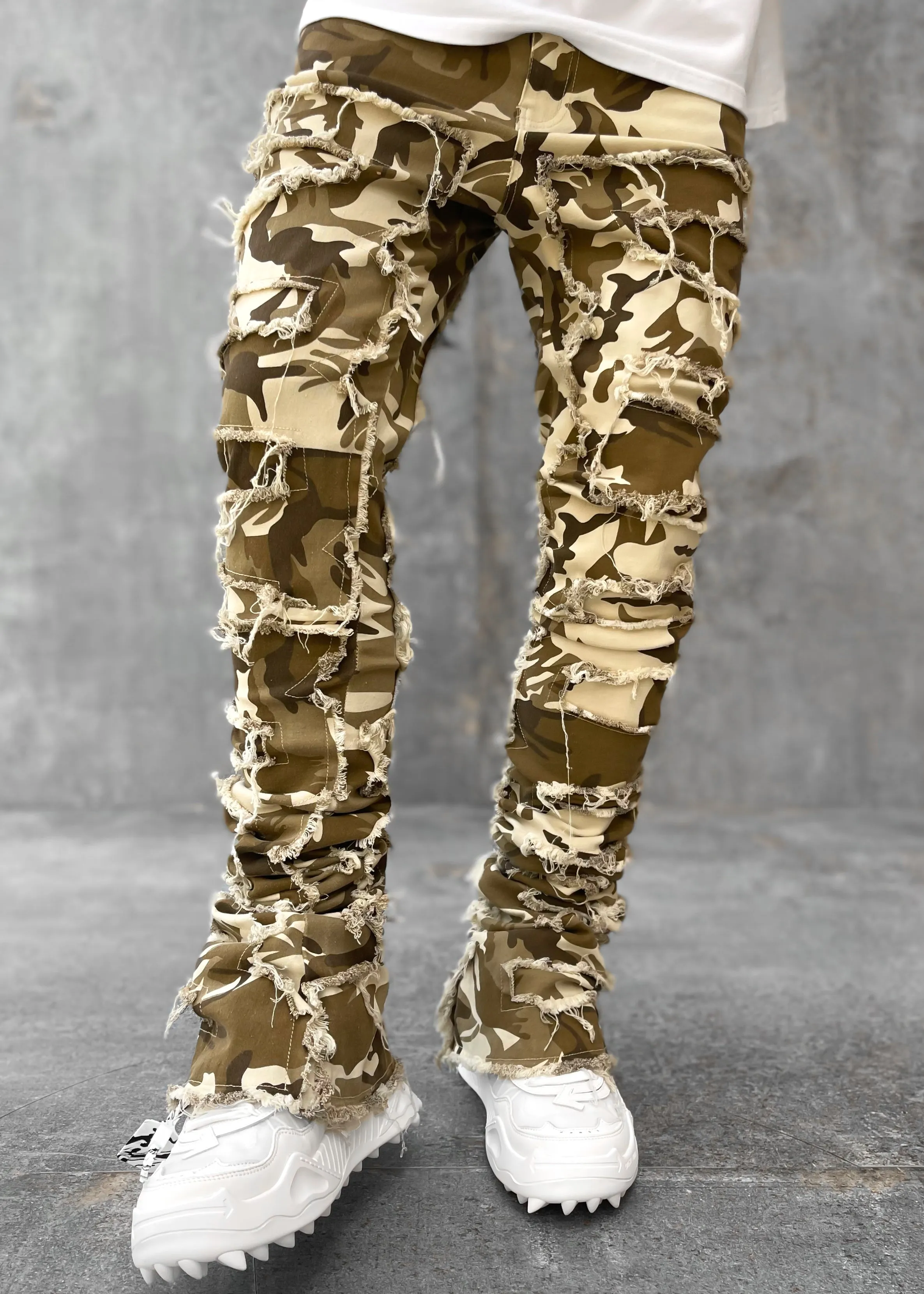 Guapi - Camo Blood Diamond Stacked Denim