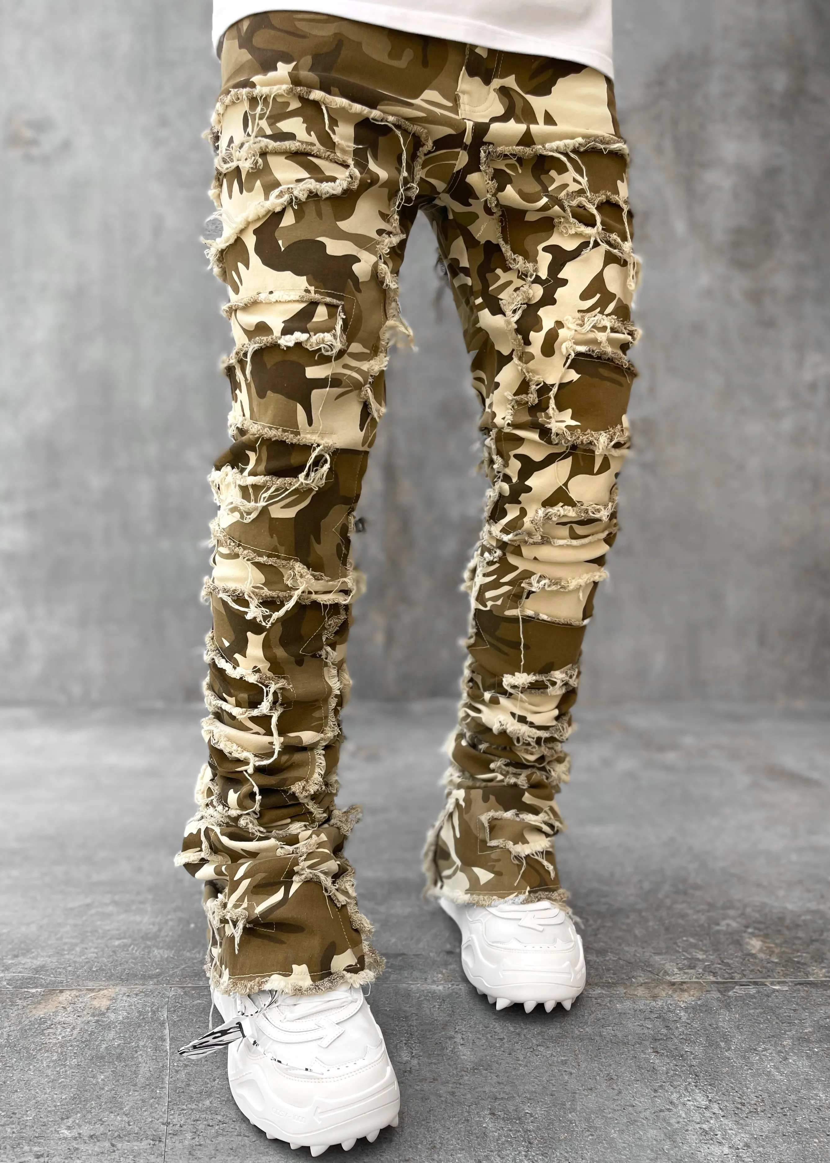 Guapi - Camo Blood Diamond Stacked Denim