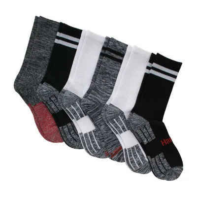 Hanes 6 Pair Crew Socks Mens