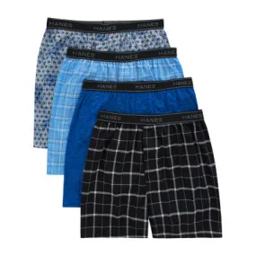 Hanes Freshiq Comfortflex Waistband Mens 4 Pack Boxers