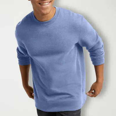 Hanes Mens Crew Neck Long Sleeve Sweatshirt