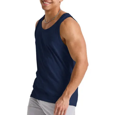 Hanes Mens Round Neck Sleeveless Tank Top