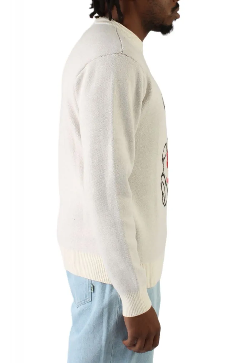 HUF  Bad News Crewneck Sweater