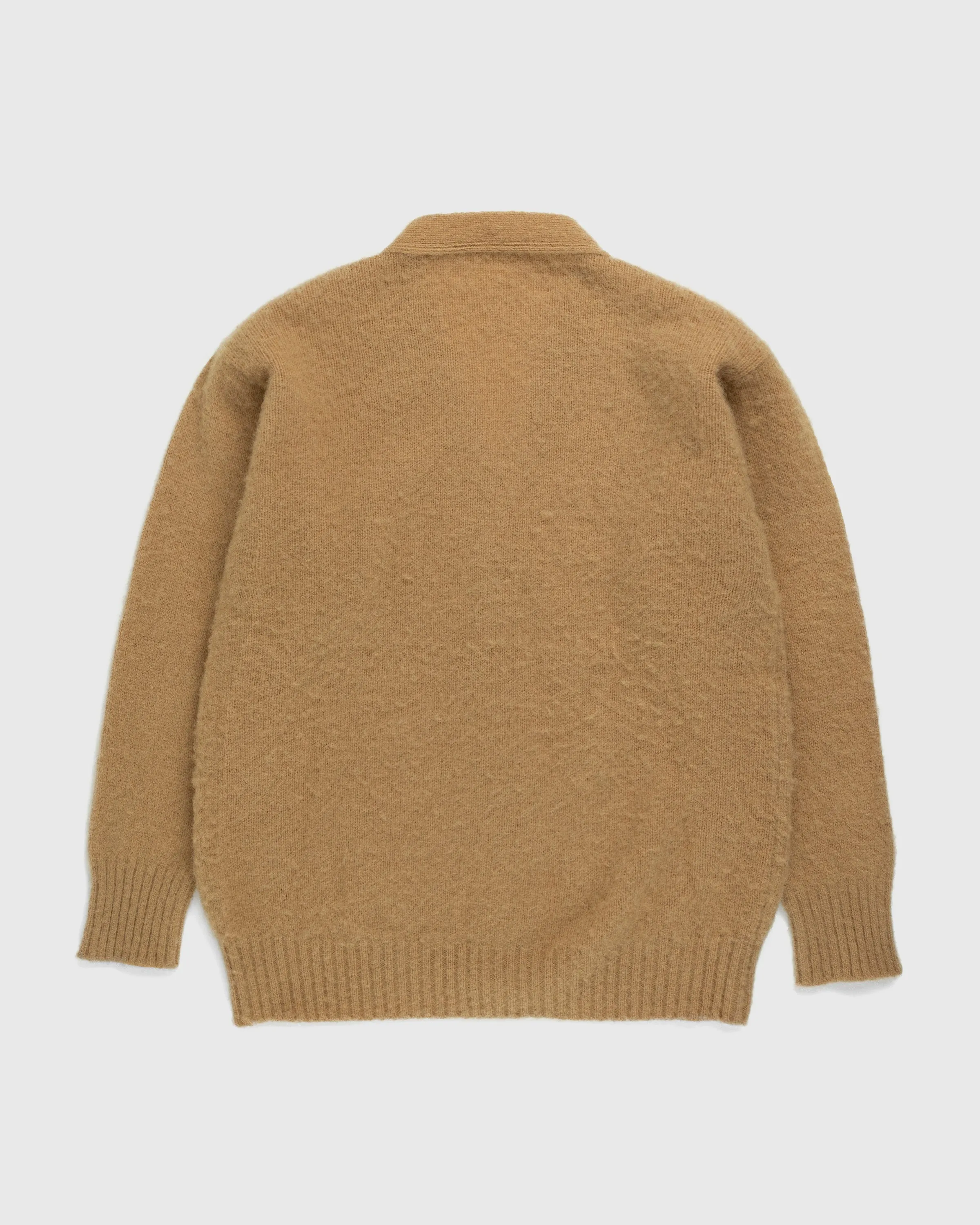 J. PRESS X HIGHSNOBIETY SHAGGY DOG CARDIGAN - TAN