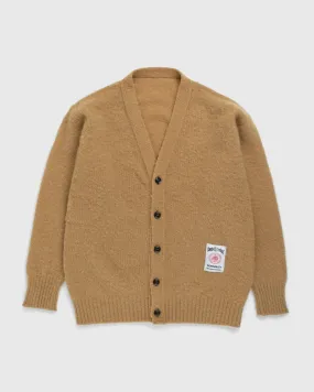 J. PRESS X HIGHSNOBIETY SHAGGY DOG CARDIGAN - TAN