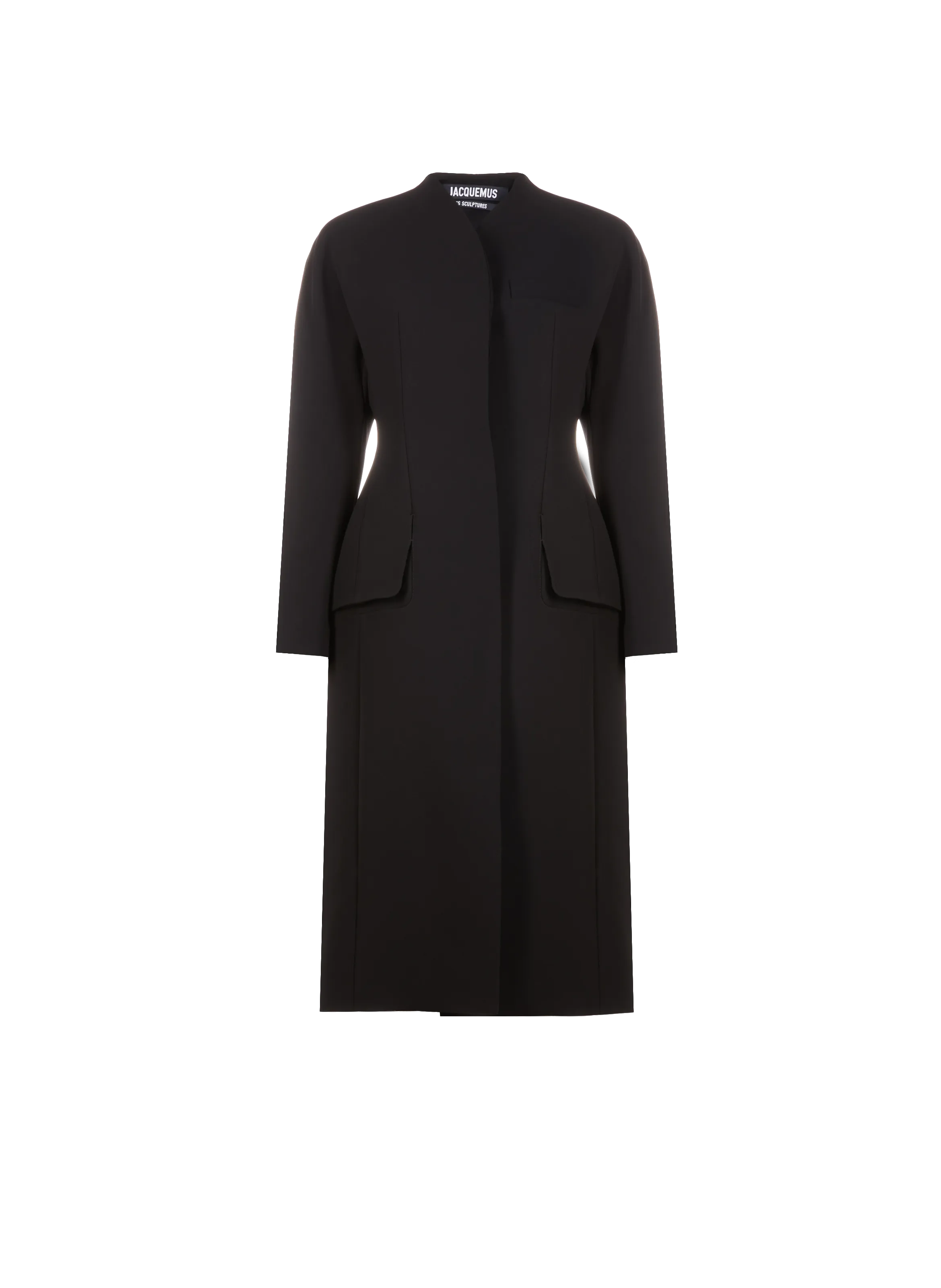 JACQUEMUS  Le Manteau Ovalo coat - Black