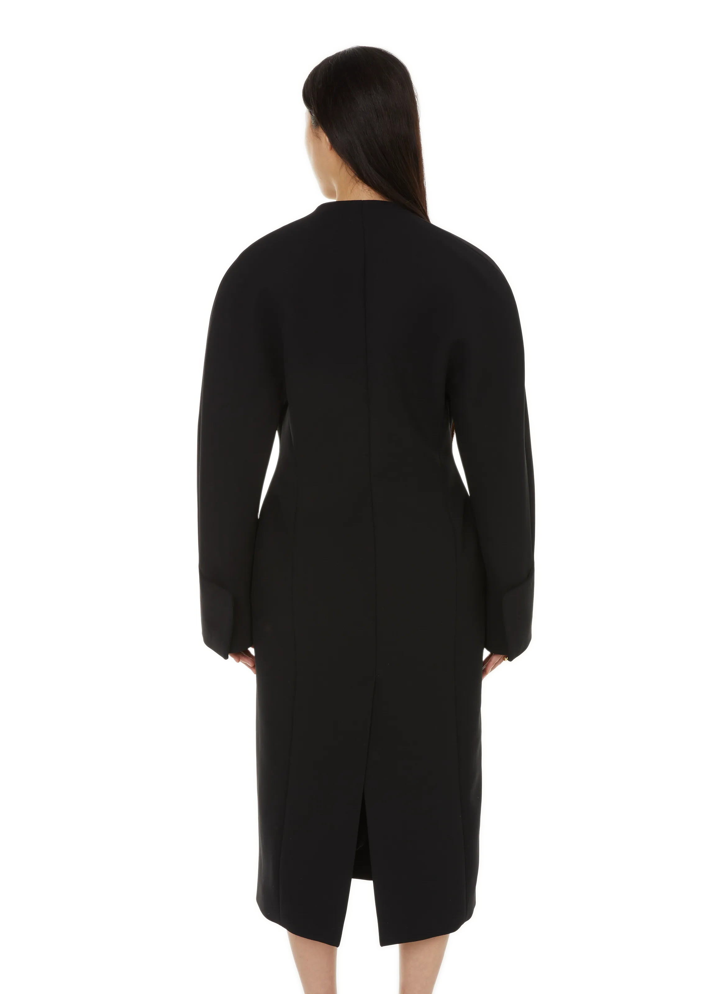 JACQUEMUS  Le Manteau Ovalo coat - Black