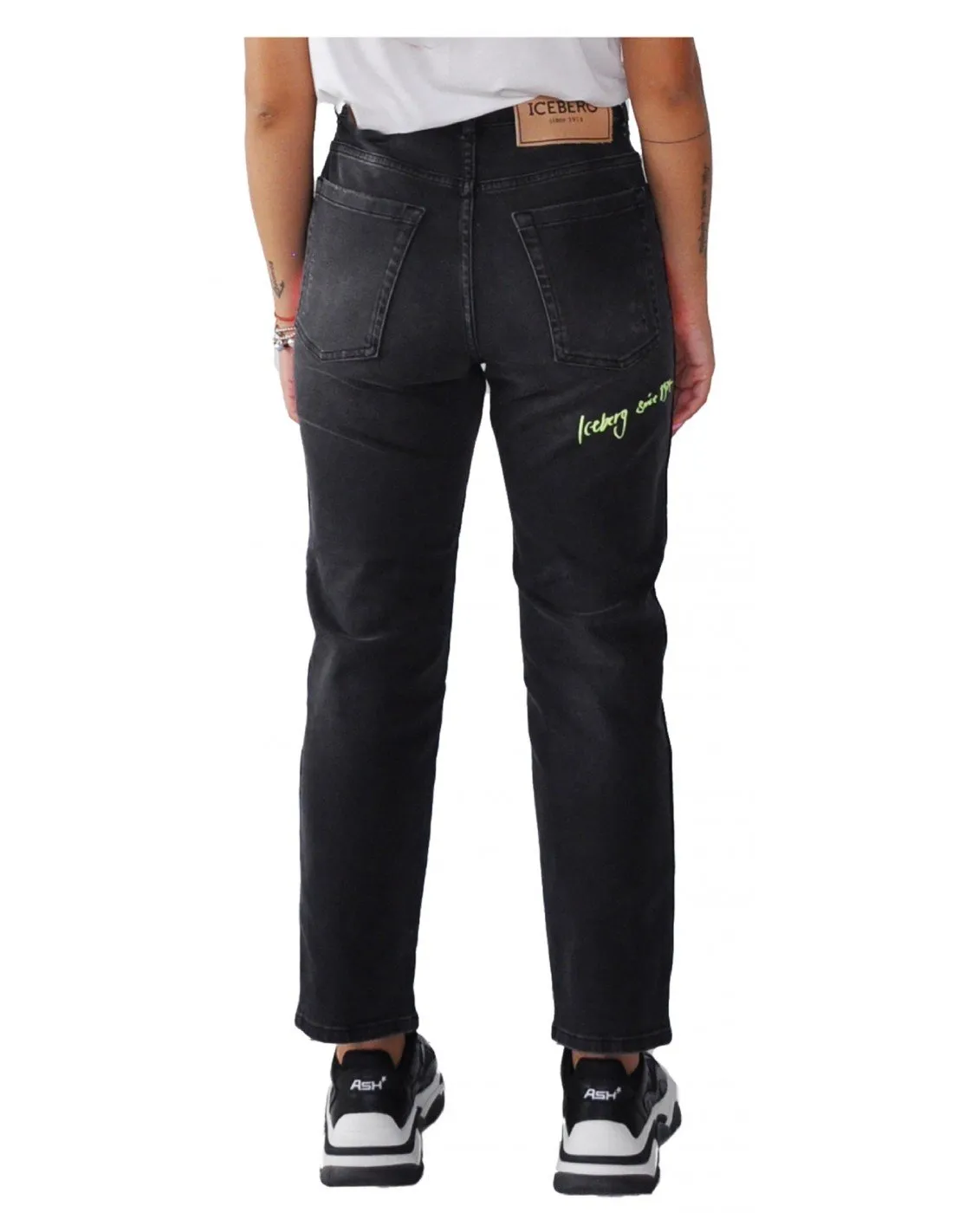 Jeans Iceberg donna 2B026003 nero