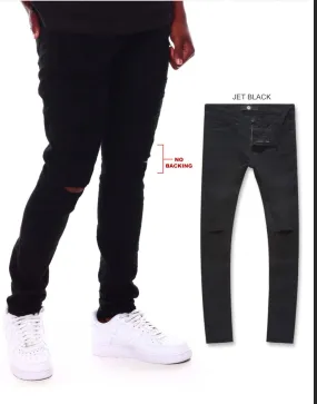 JORDAN CRAIG ROSS FIT SKINNY TAPERED FIT 'JET BLK'  JR1115