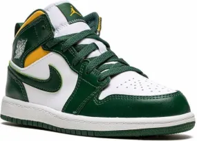 Jordan Kids Jordan 1 Mid Sonics sneakers Green