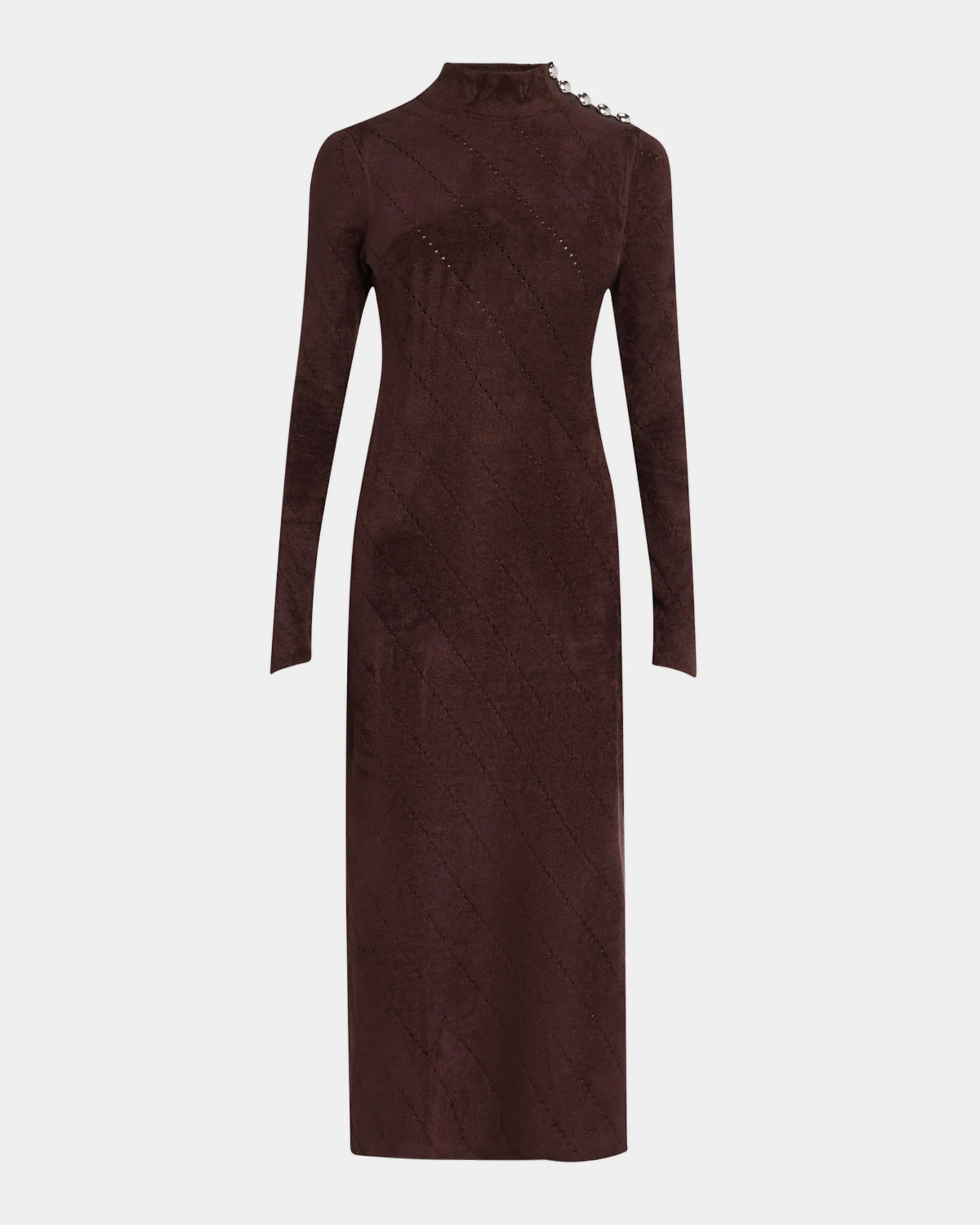 Jude Chenille Turtleneck Maxi Dress