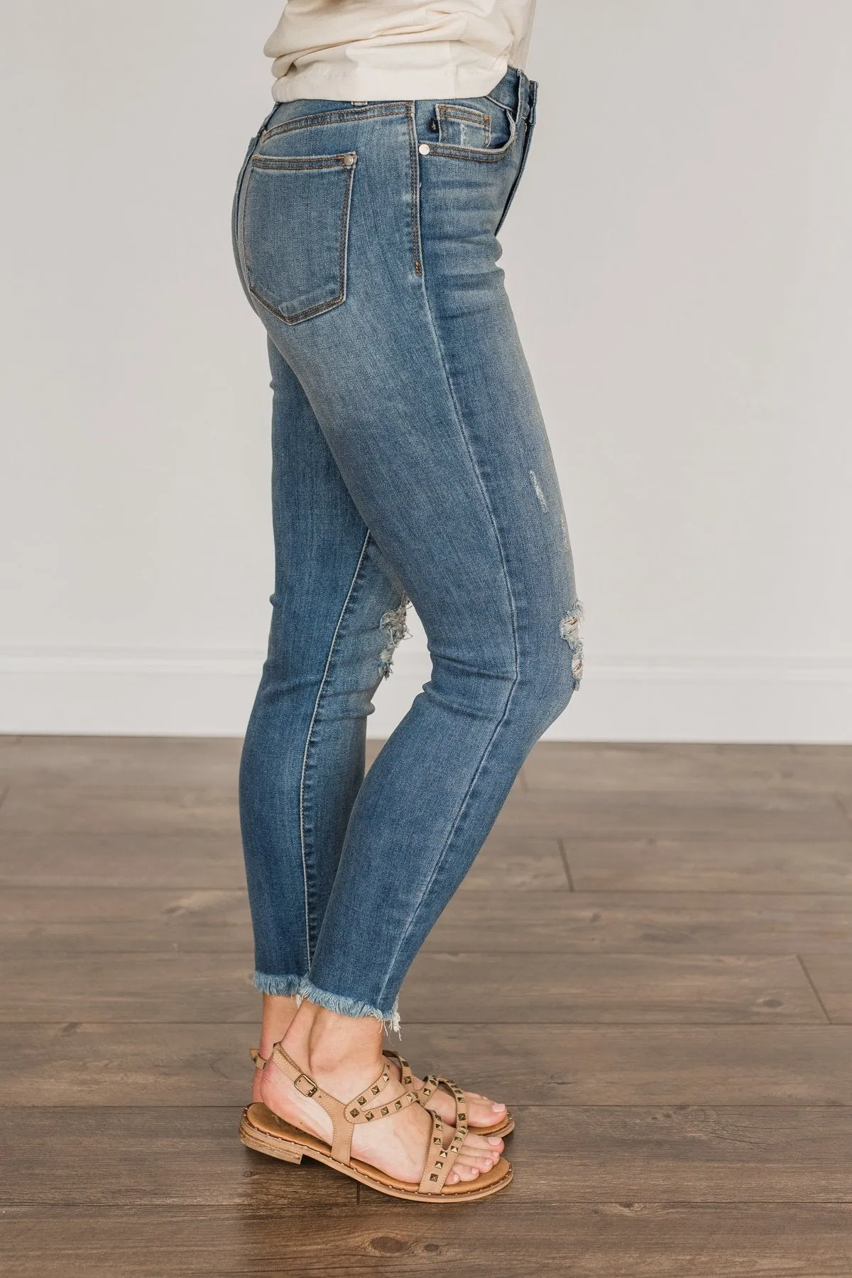 Judy Blue Skinny Jeans- Farrah Wash