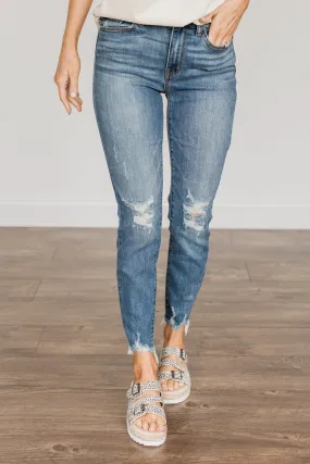 Judy Blue Skinny Jeans- Farrah Wash