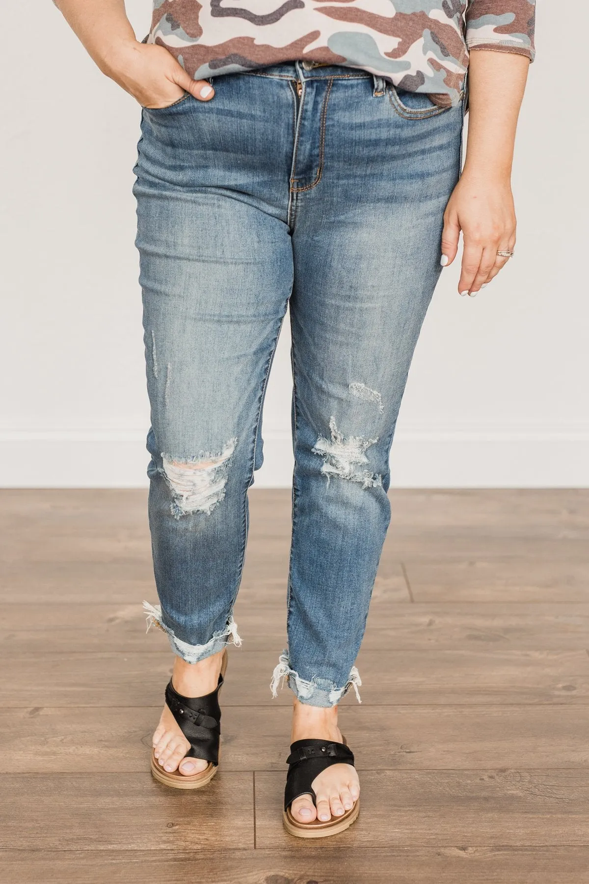 Judy Blue Skinny Jeans- Farrah Wash