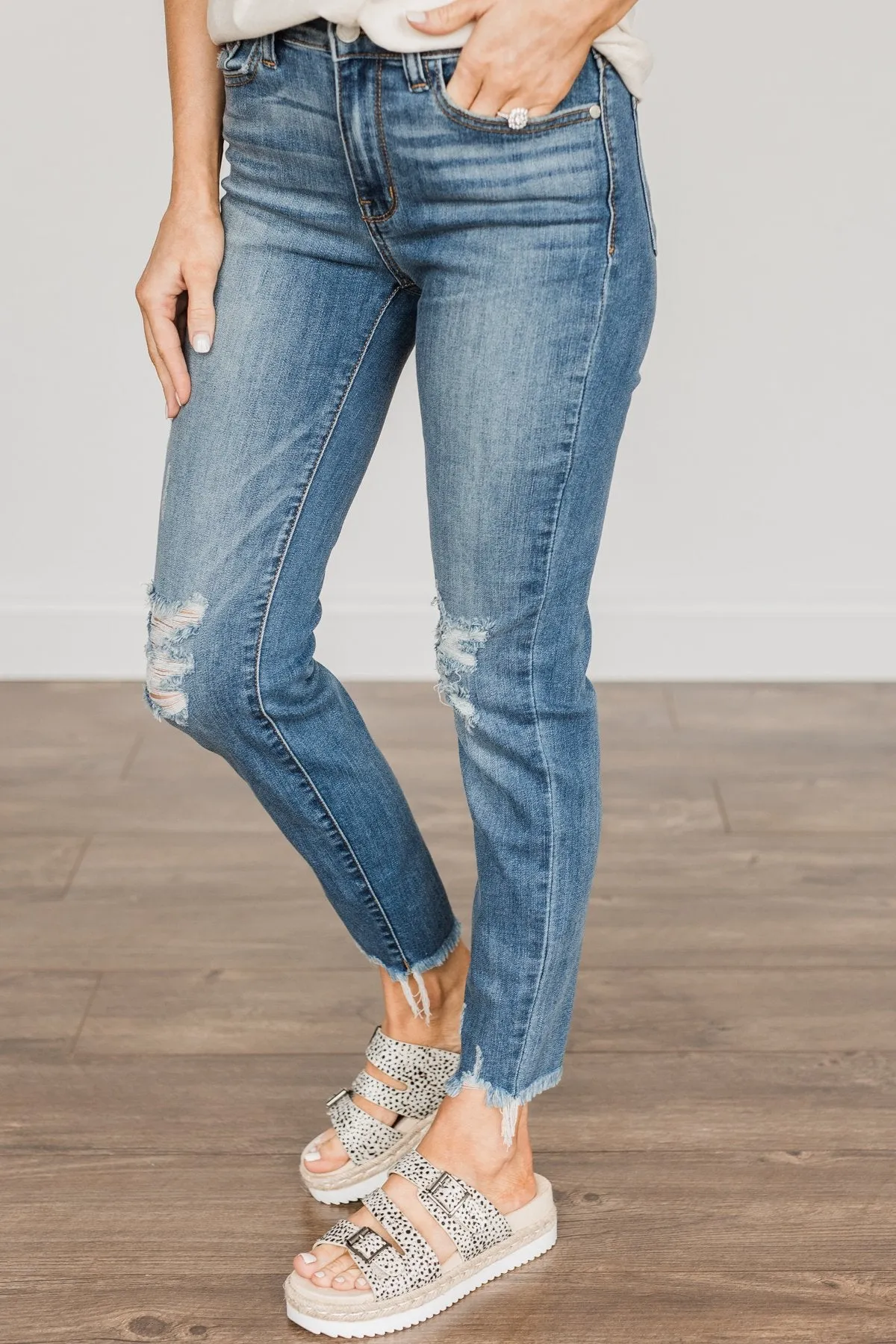 Judy Blue Skinny Jeans- Farrah Wash