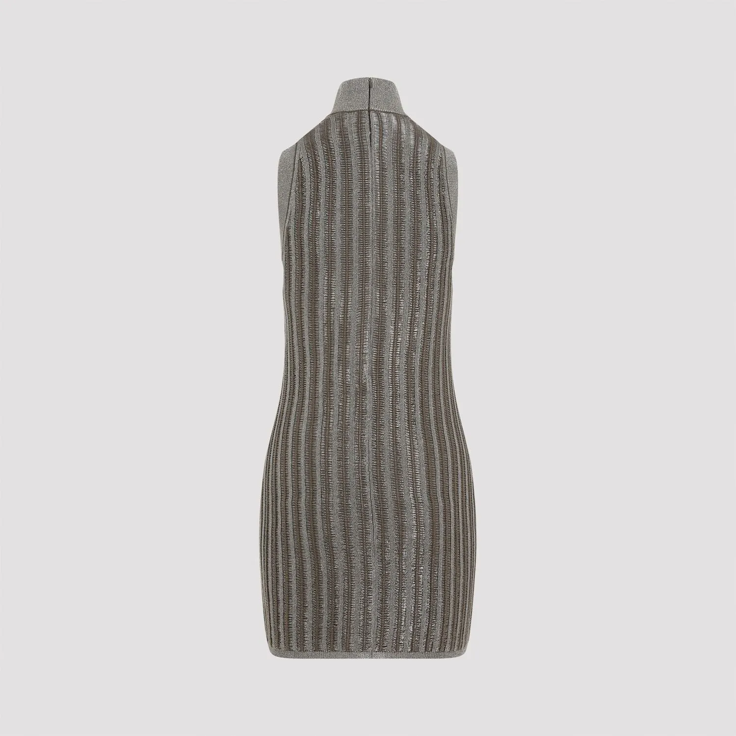 KNIT TURTLENECK MINI DRESS