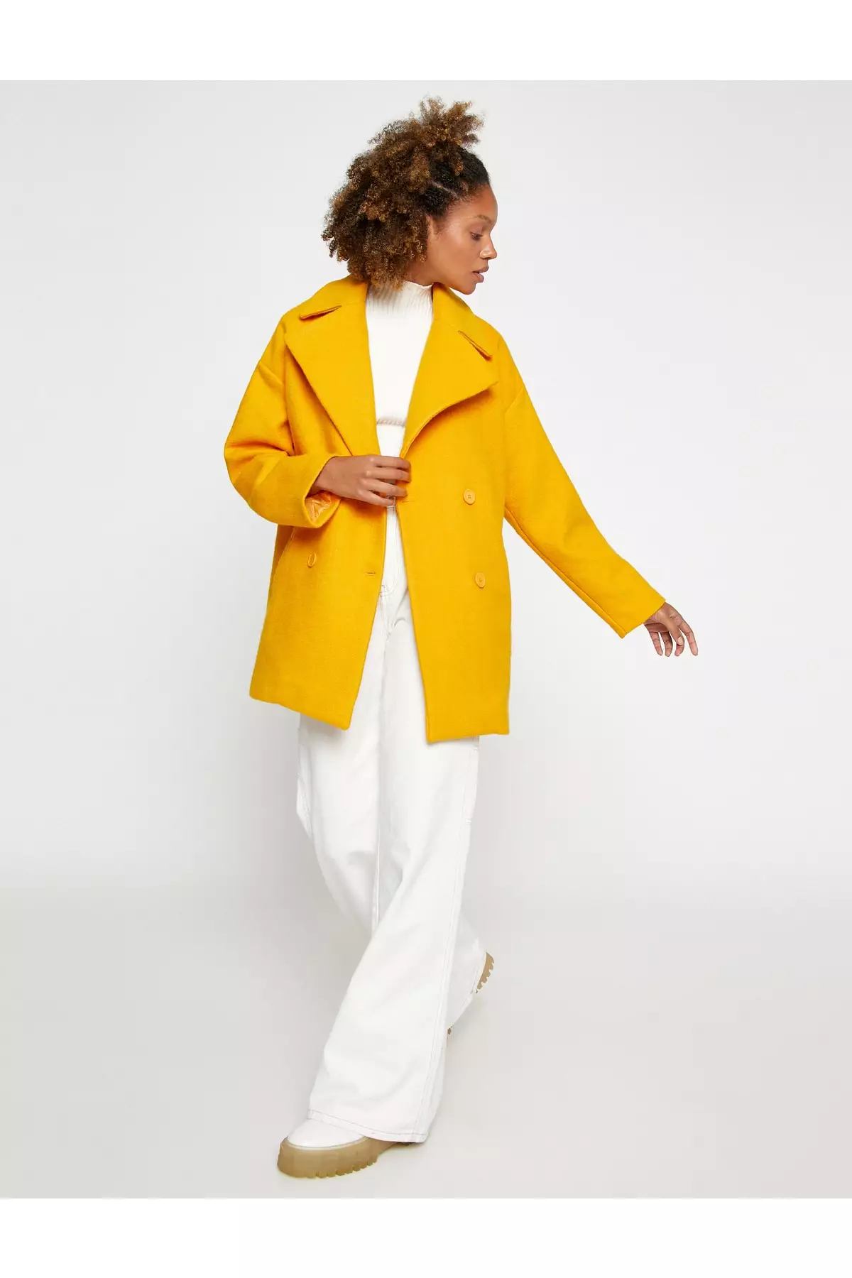 KOTON Midi Trench Coat