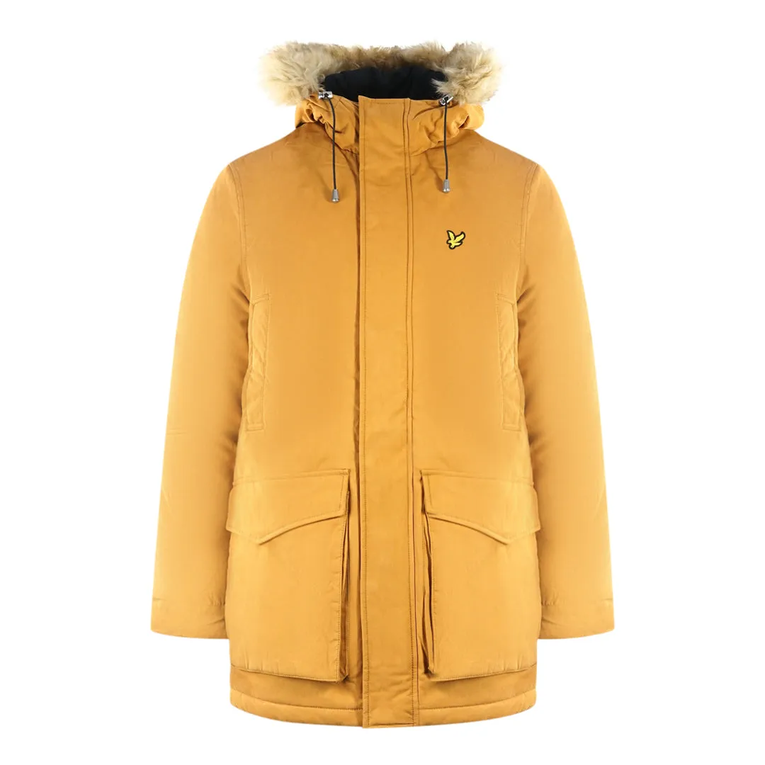 Lyle Scott Winter Weight Microfleece Caramel Jacket