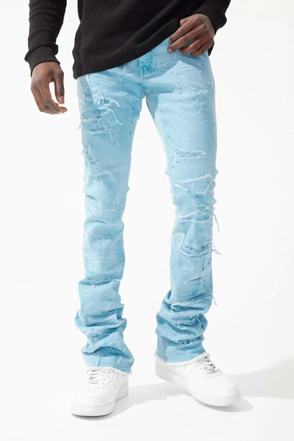 MARTIN STACKED - SANTORINI DENIM (Sky Blue)