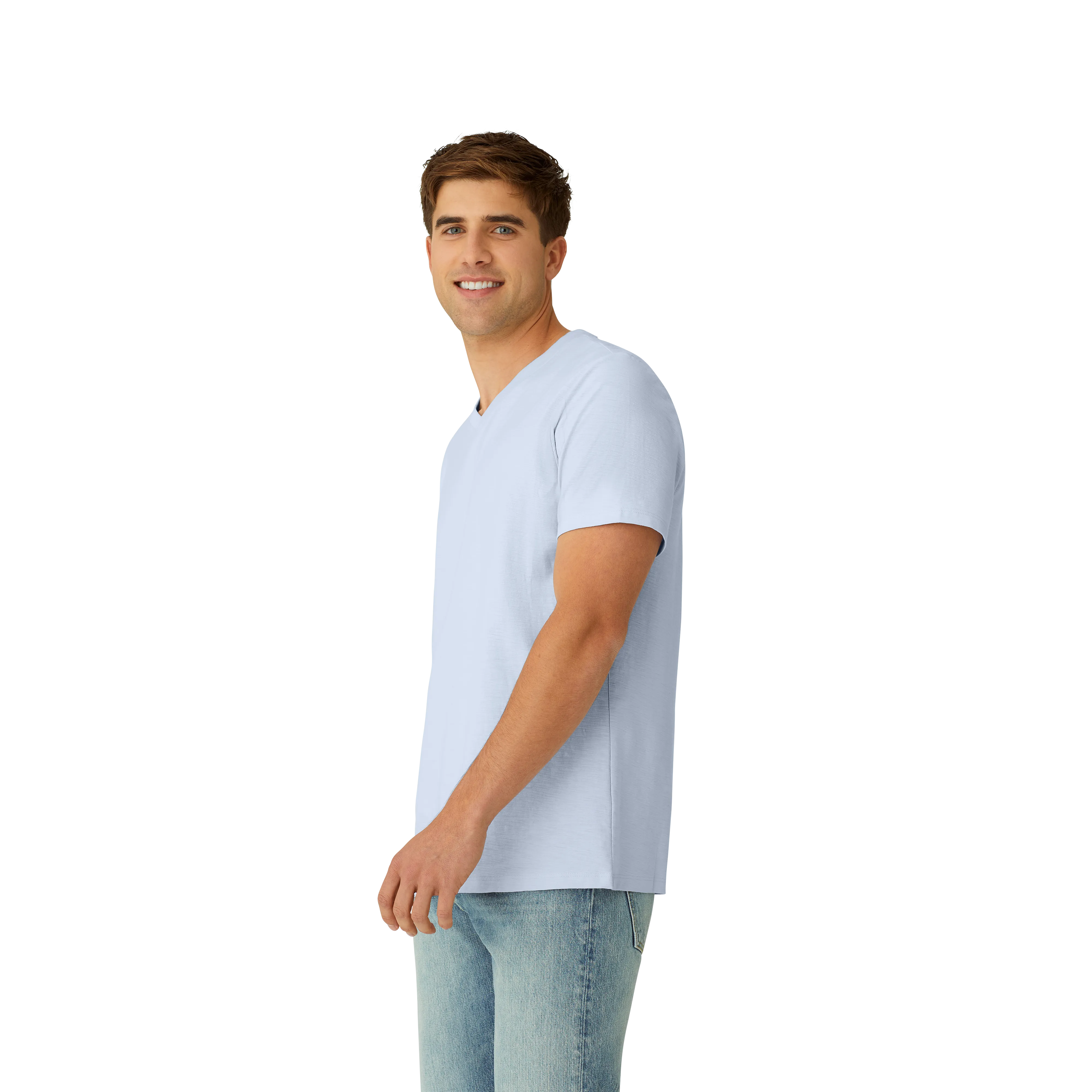 Men's Air Slub V-Neck T-Shirt 3-Pack