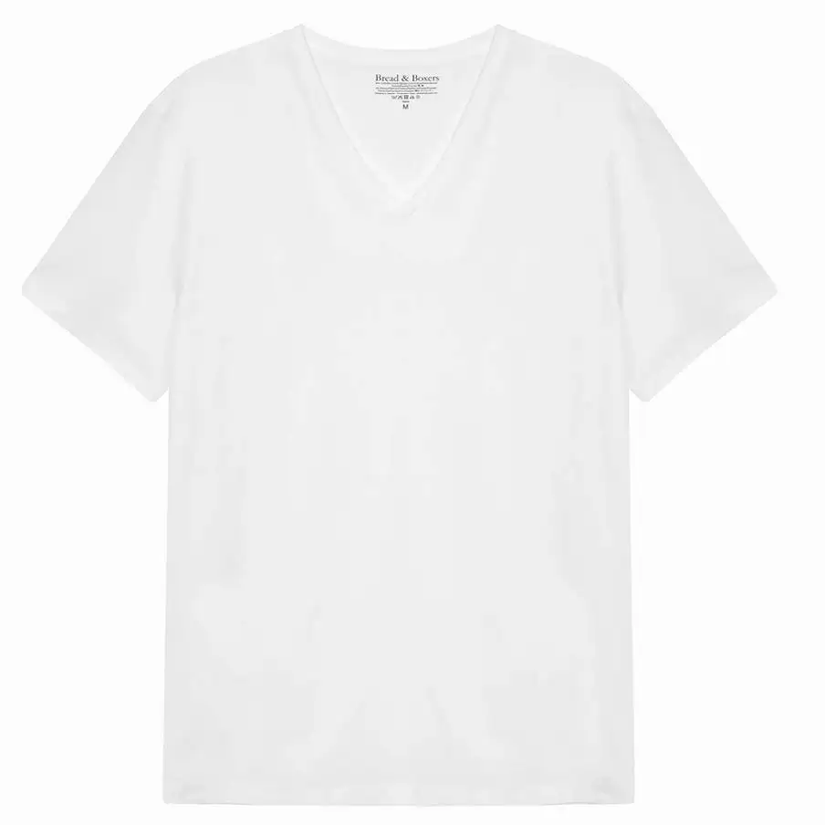 Men's Bread & Boxers | V-Neck T-Shirt | White