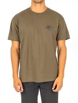 MENS Bruizer Short Sleeve Tee Military Green MILITARY GREEN