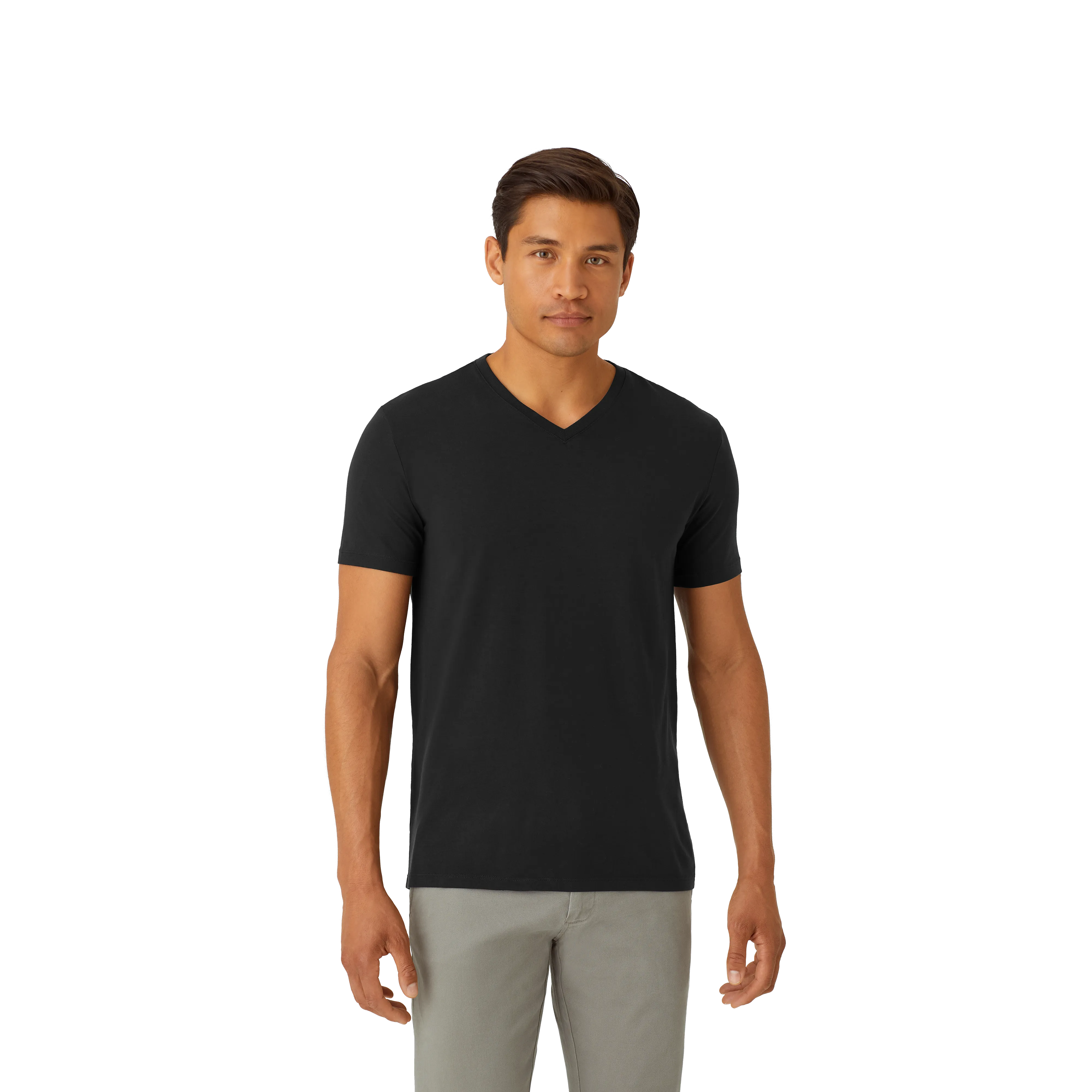 Men's Pima Cotton V-Neck T-Shirt 3-Pack