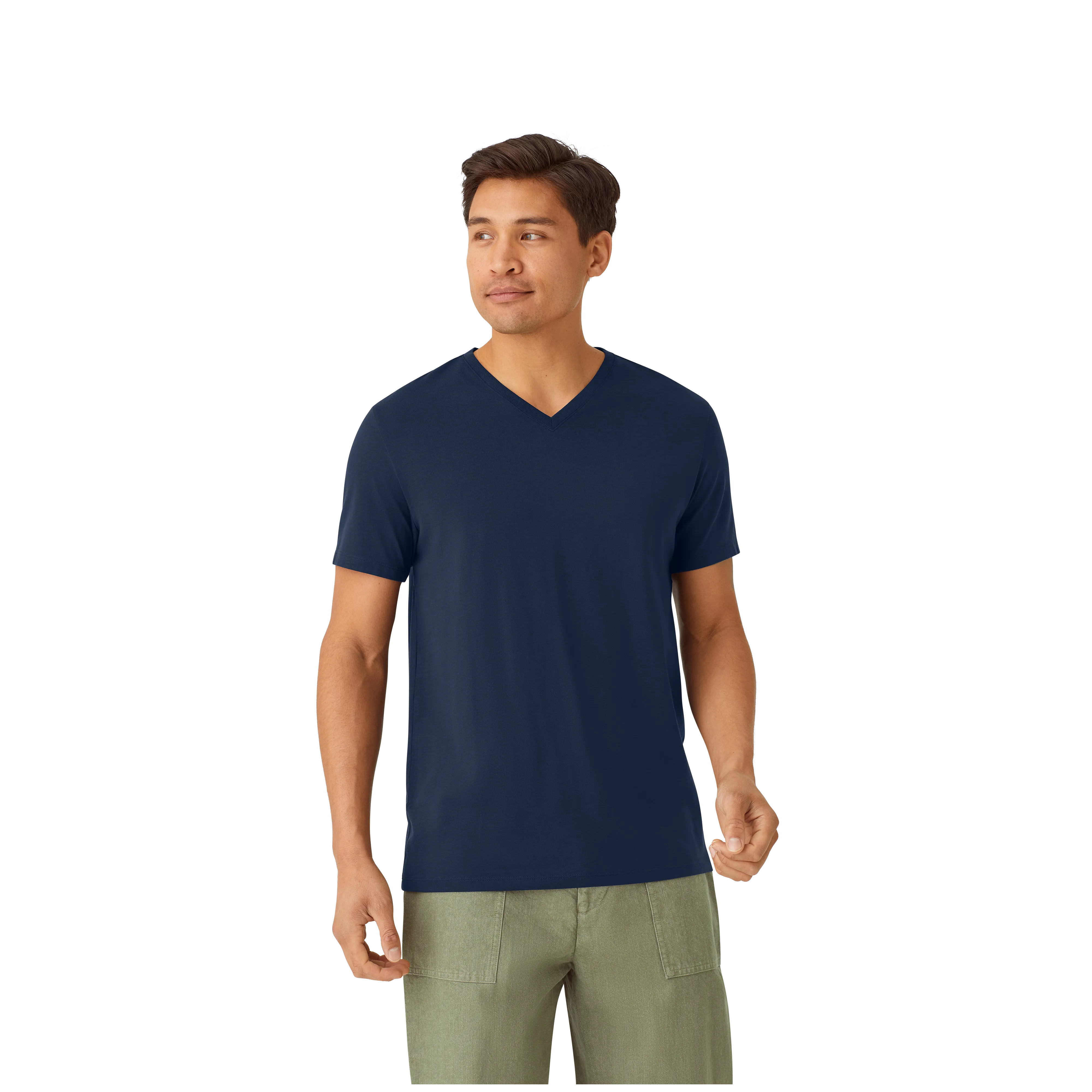 Men's Pima Cotton V-Neck T-Shirt