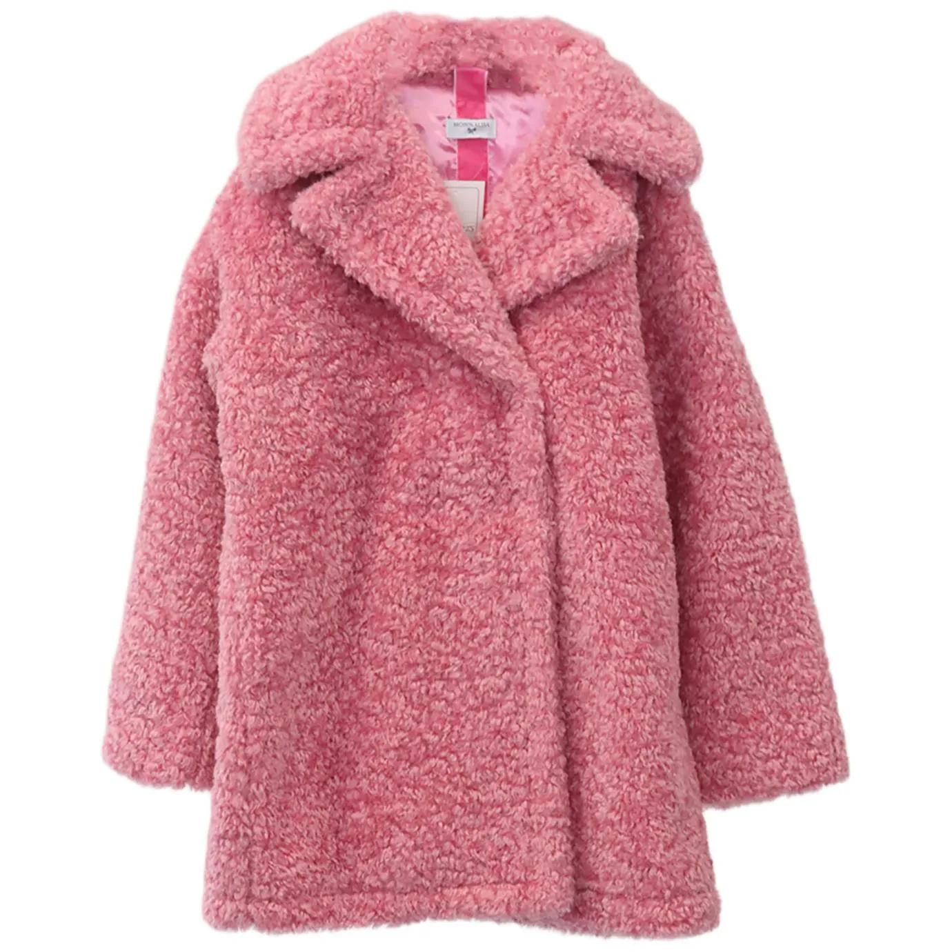 MONNALISA KIDS GIRLS FAUX SHEARLING COAT 8 YEARS