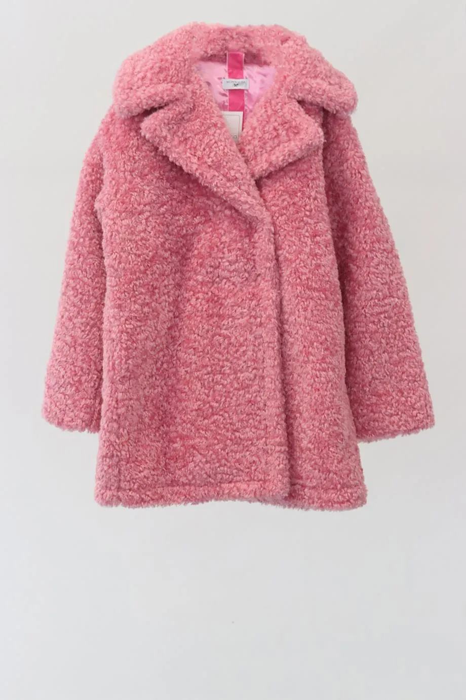 MONNALISA KIDS GIRLS FAUX SHEARLING COAT 8 YEARS