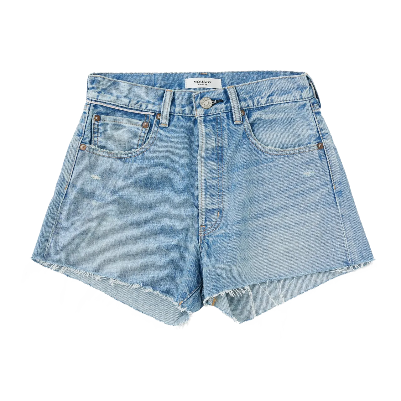 Moussy Bordeaux Shorts, Light Blue