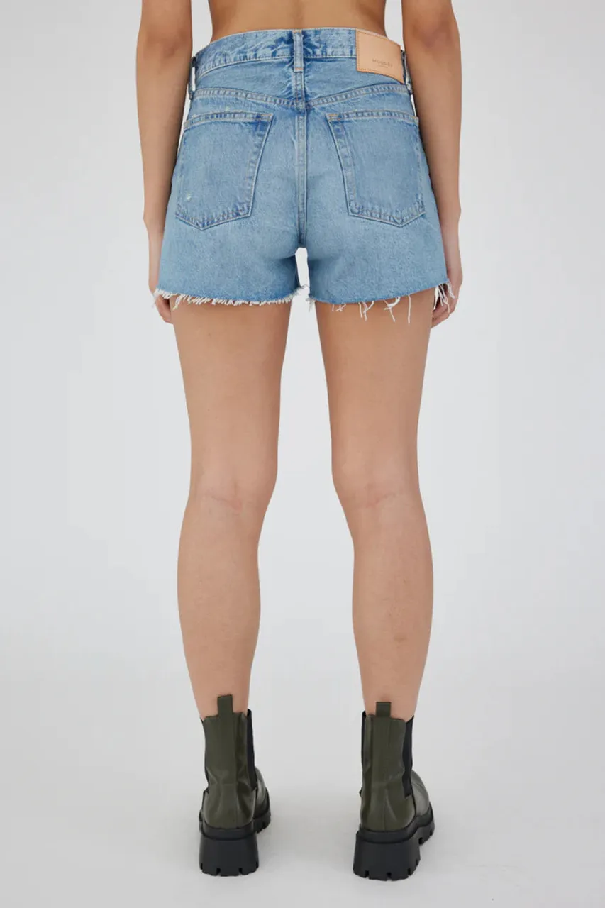 Moussy Bordeaux Shorts, Light Blue