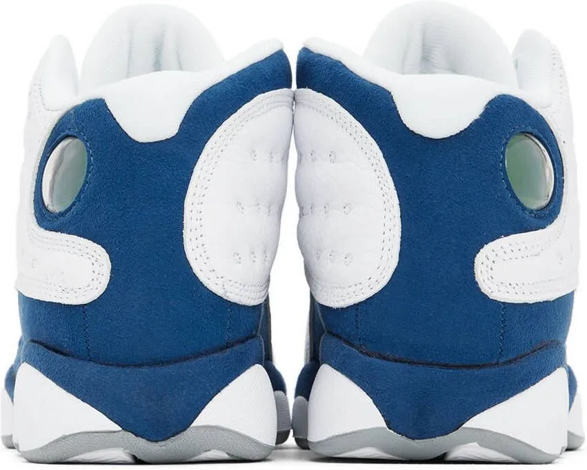 Nike Jordan Kids White & Navy Air Jordan 13 Retro Big Kids Sneakers