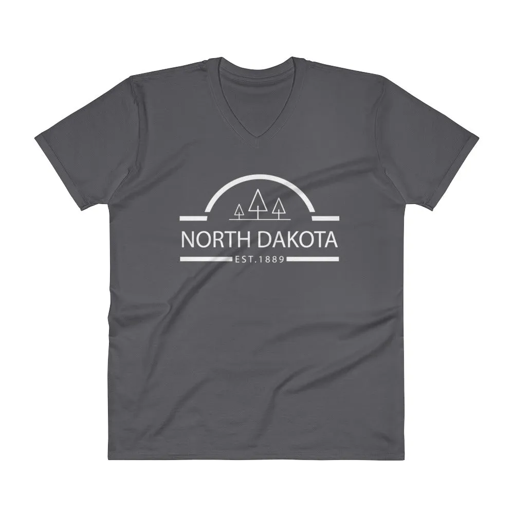 North Dakota - V-Neck T-Shirt - Established