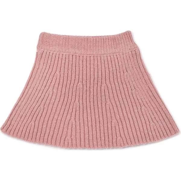 oh baby! Knitted Flare Skirt, Vintage Rose