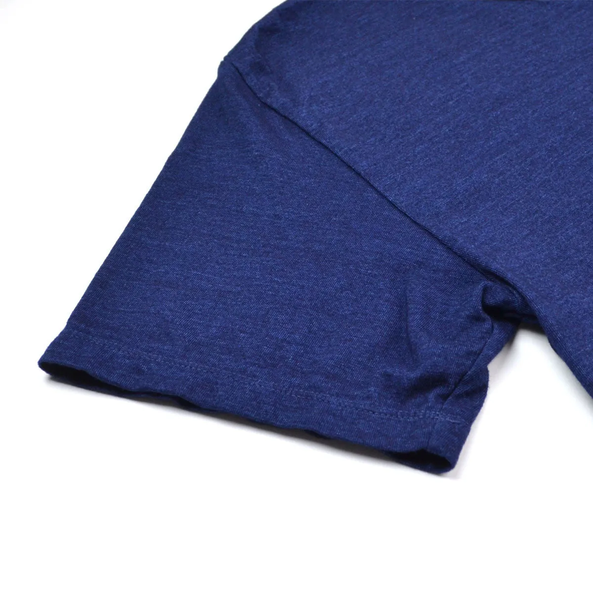 orSlow - V-neck T-shirt - Indigo