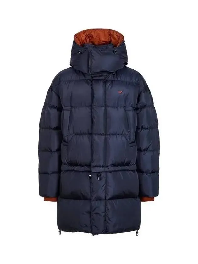 Overseas Station Season Big Chance 8 18 Men s Detachable Hem Duck Down Padded Coat Navy 270818