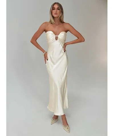 Princess Polly Cyprian Strapless Maxi Dress