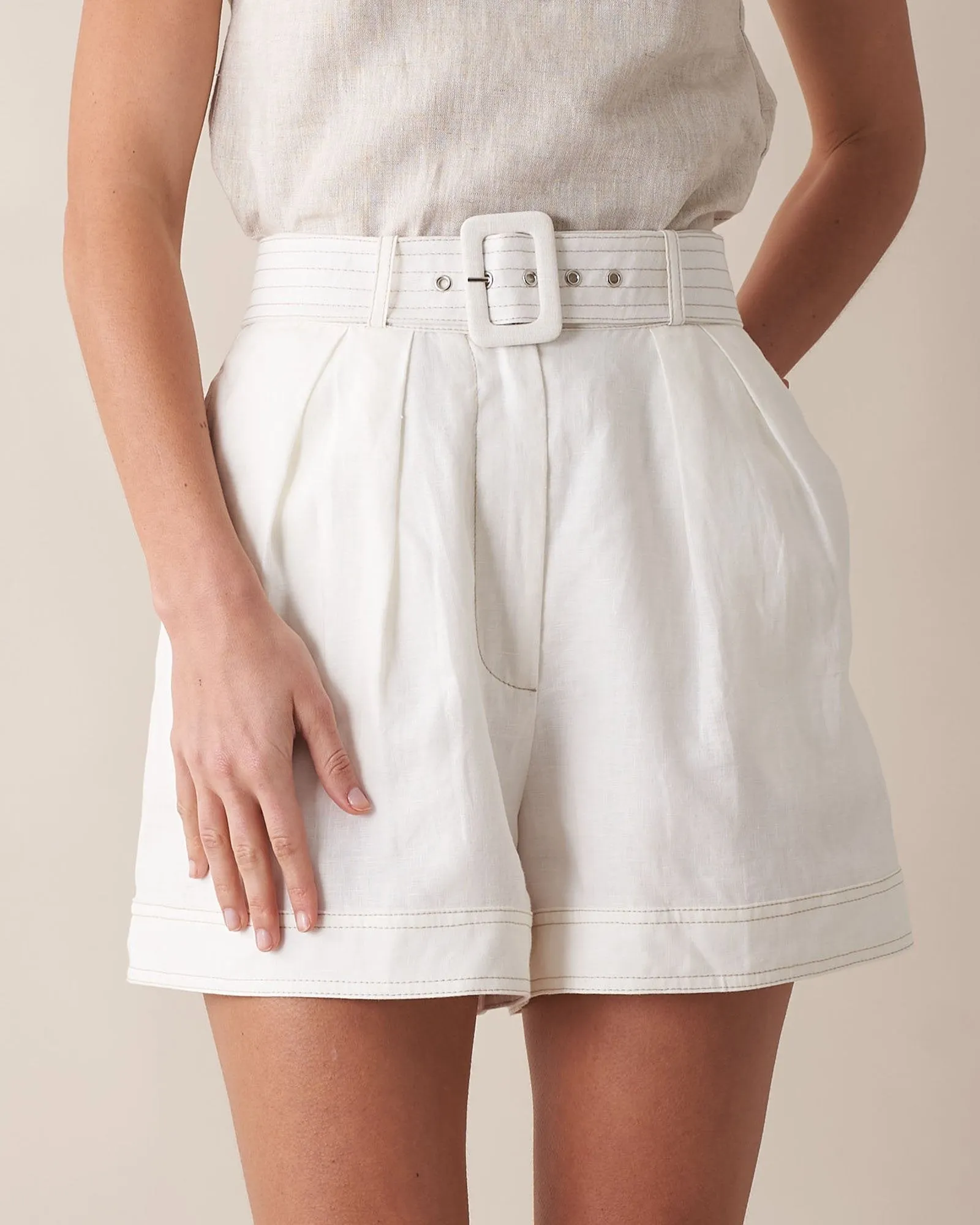 Privvy Shorts - Ivory