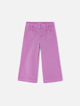 Purple Wide Leg Jeans - Big Girl