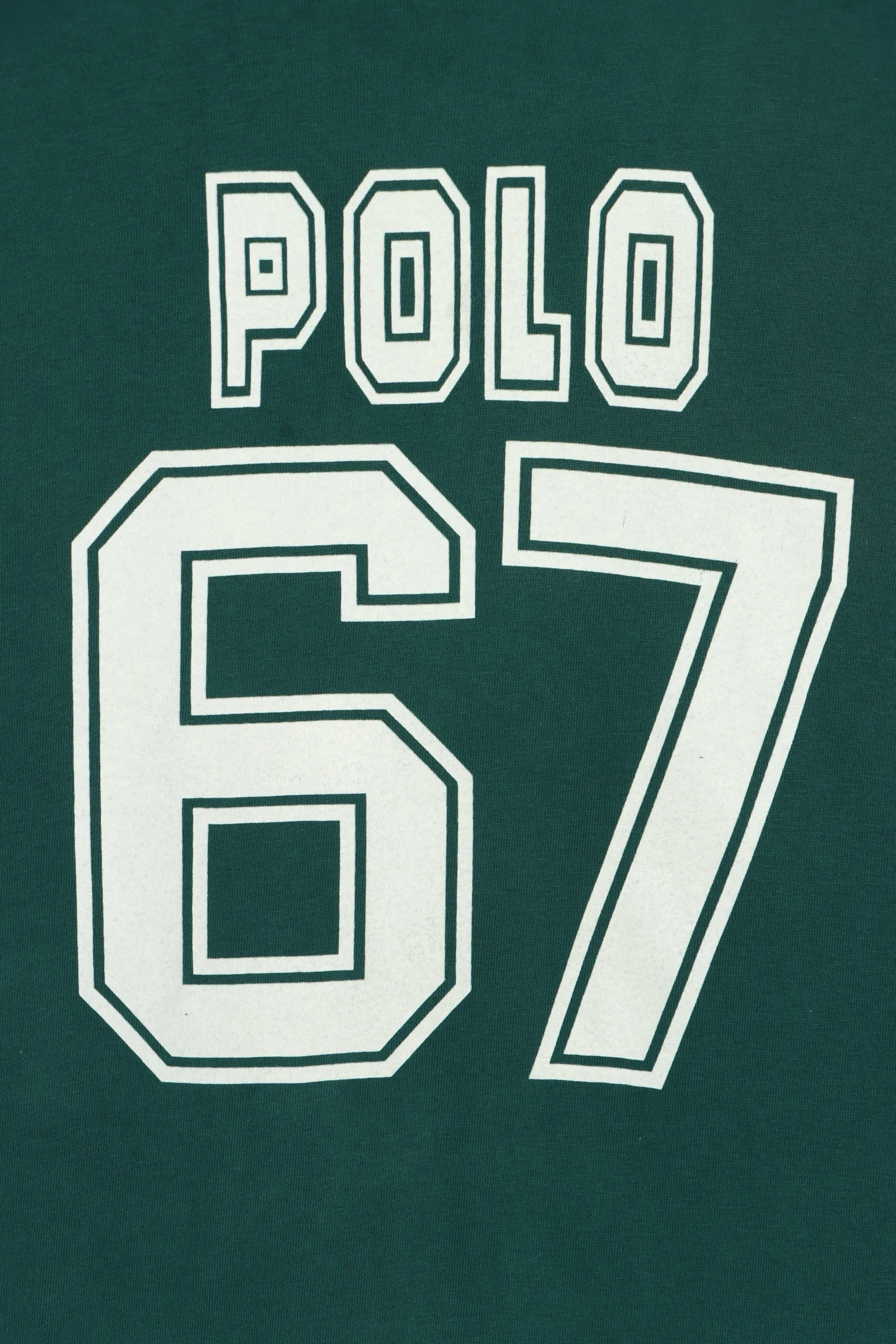 RALPH LAUREN POLO 67 Green 3/4 Sleeve T-Shirt (L)