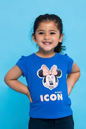 REVERSIBLE FLIP-SEQUIN MINI MOUSE T-SHIRT