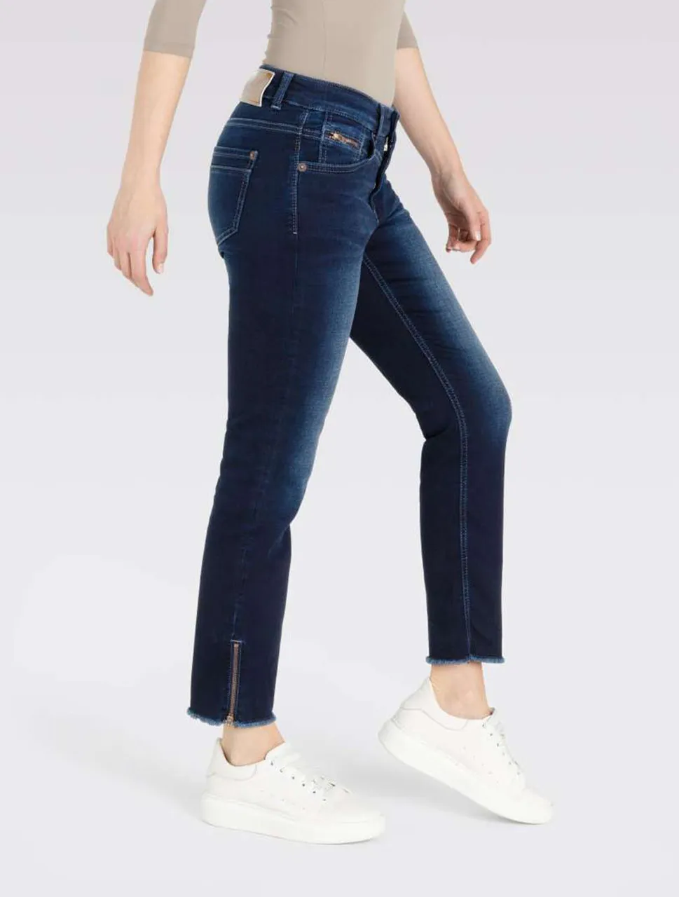 Rich Slim Chic Light Authentic Dark Blue Jeans | MAC Jeans