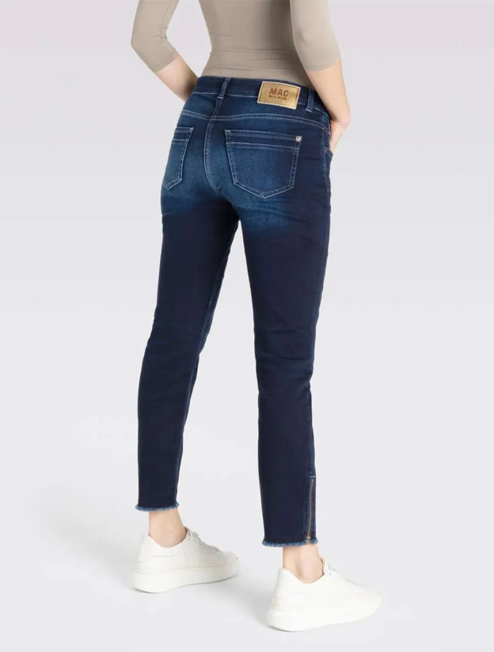 Rich Slim Chic Light Authentic Dark Blue Jeans | MAC Jeans