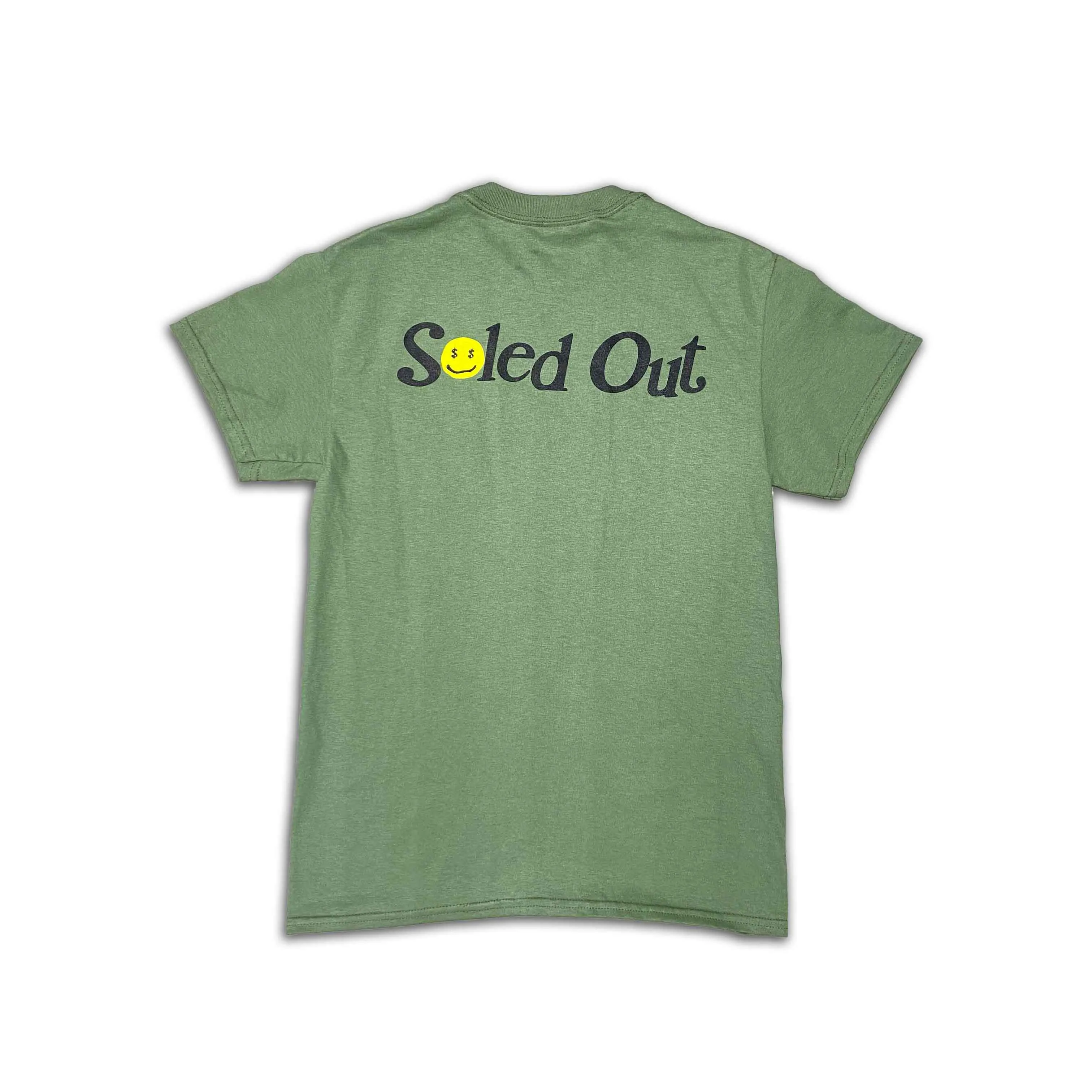 Soled Out T-Shirt EXPENSIVE Military Green New Size 2XL