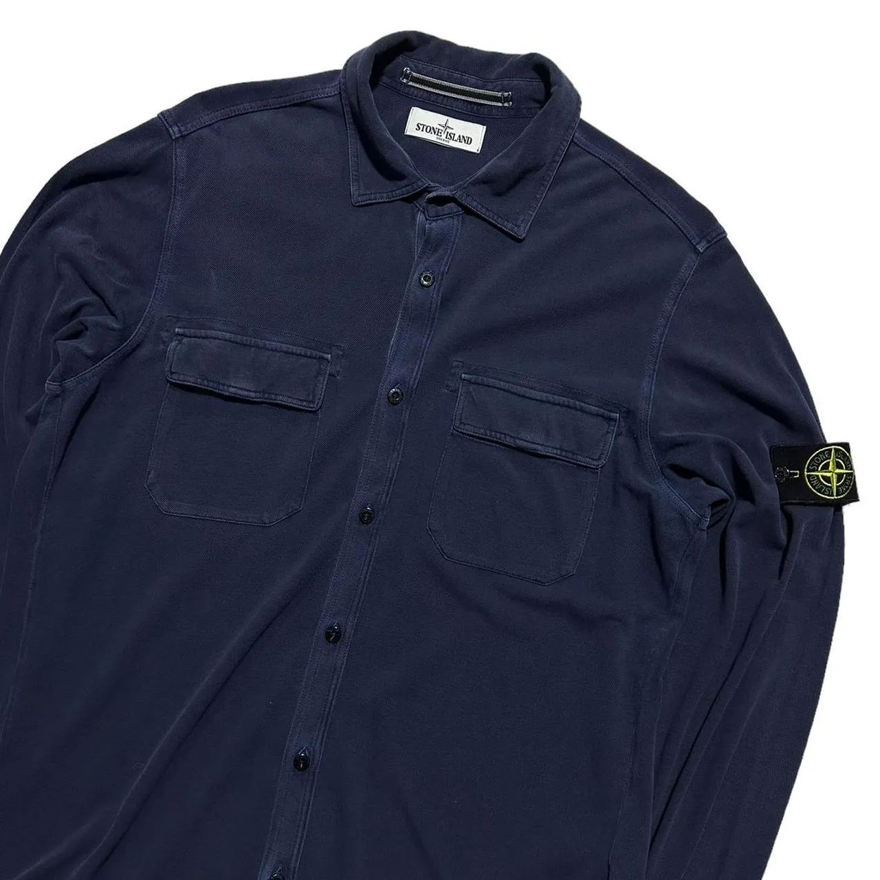 Stone Island Double Pocket Button Up Shirt