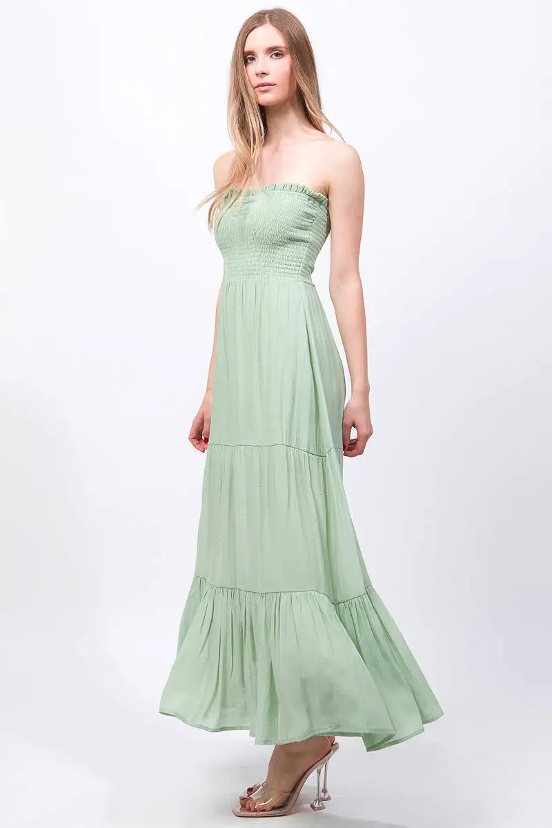 Strapless Maxi Dress