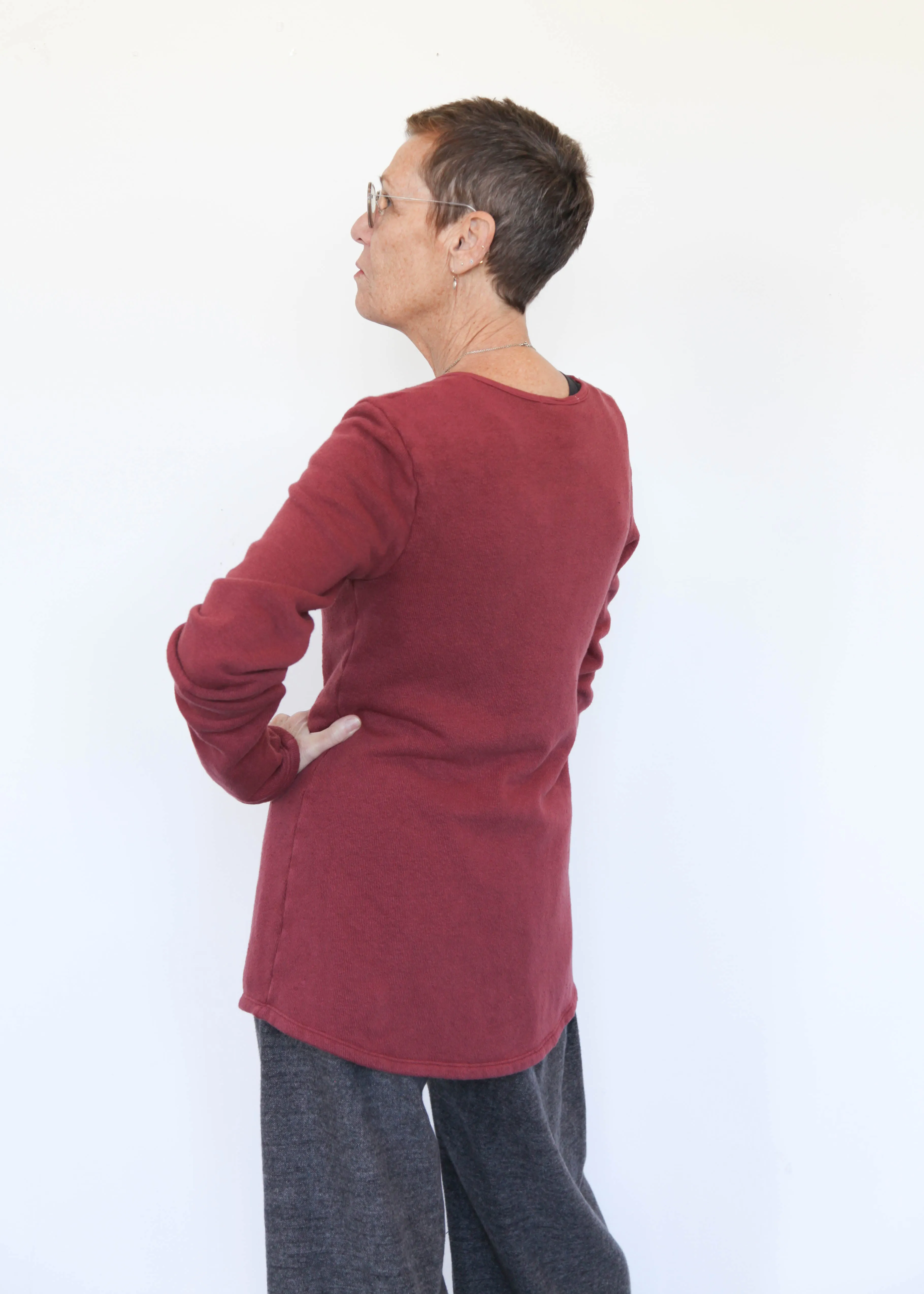 Studio Sweater - Oxblood