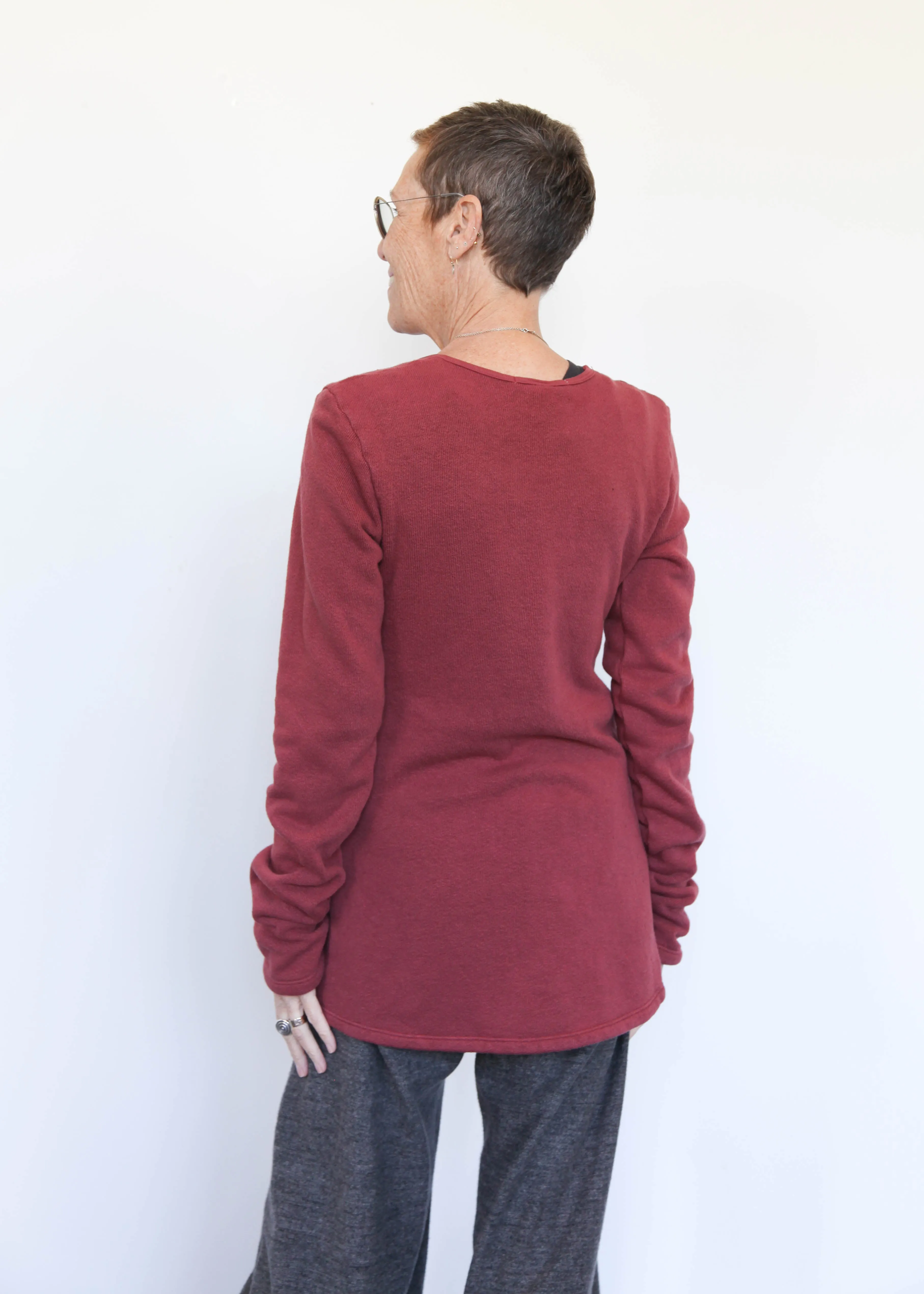 Studio Sweater - Oxblood