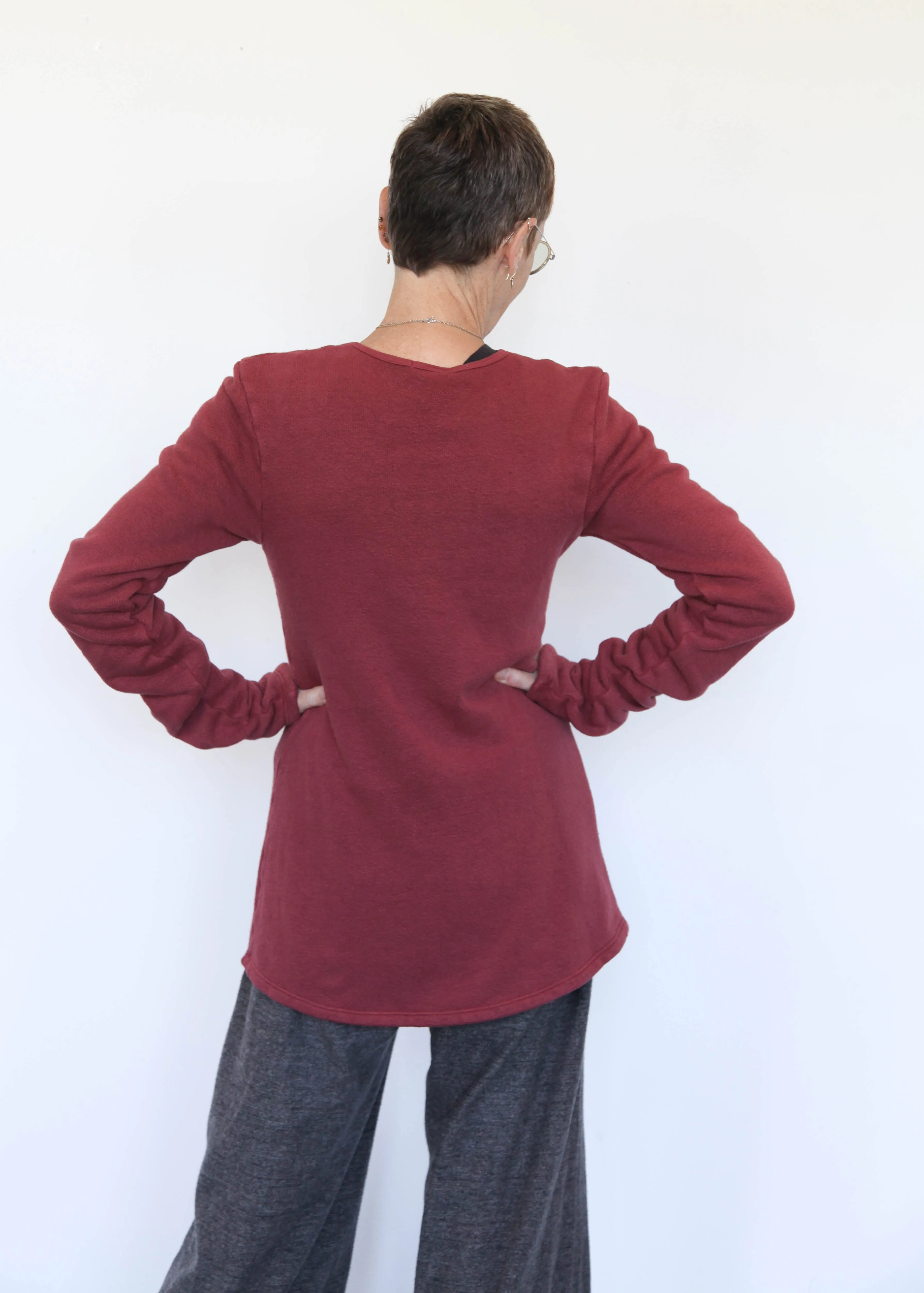 Studio Sweater - Oxblood